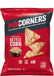 POPCORNERS KETTLE CORN FLAVORED 1 OZ POPCORNERS
