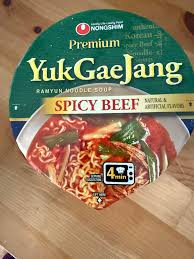 NONGSHIM RAMYUN YUKGAEJANG SPICY BEEF 3.56 OZ NONGSHIM