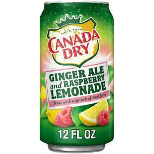 CANADA DRY GINGER ALE & RASPBERRY LEMONADE 