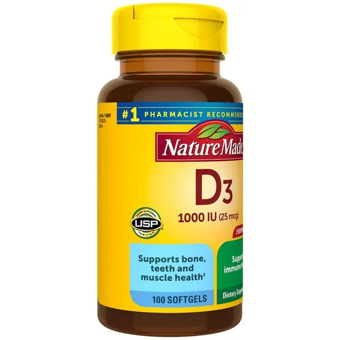 NATURE MADE D3 100 SOFTGELS