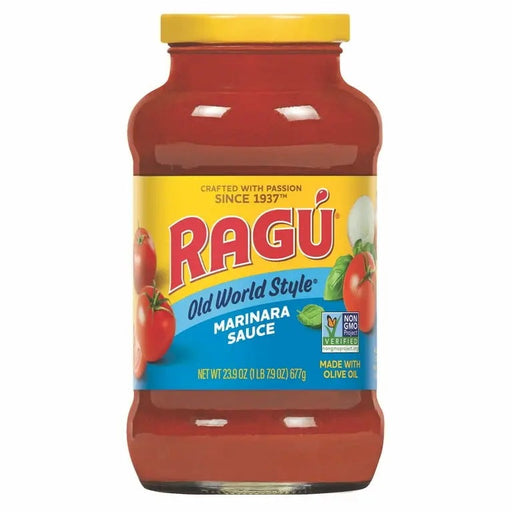 RAGU OLD WOLRD STYLE MARINARA SAUCE- Traditional Old World-style sauce, rich and thick for pasta dishes.