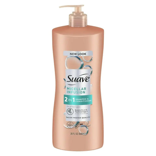 SUAVE MICELLAR INFUSION- Skin care formula with micellar water for deep cleansing.