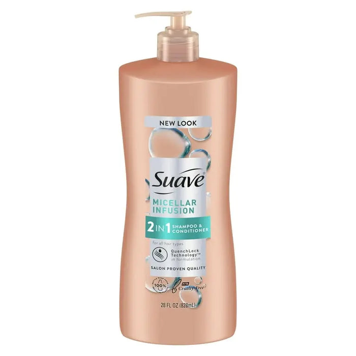 SUAVE MICELLAR INFUSION- Skin care formula with micellar water for deep cleansing.