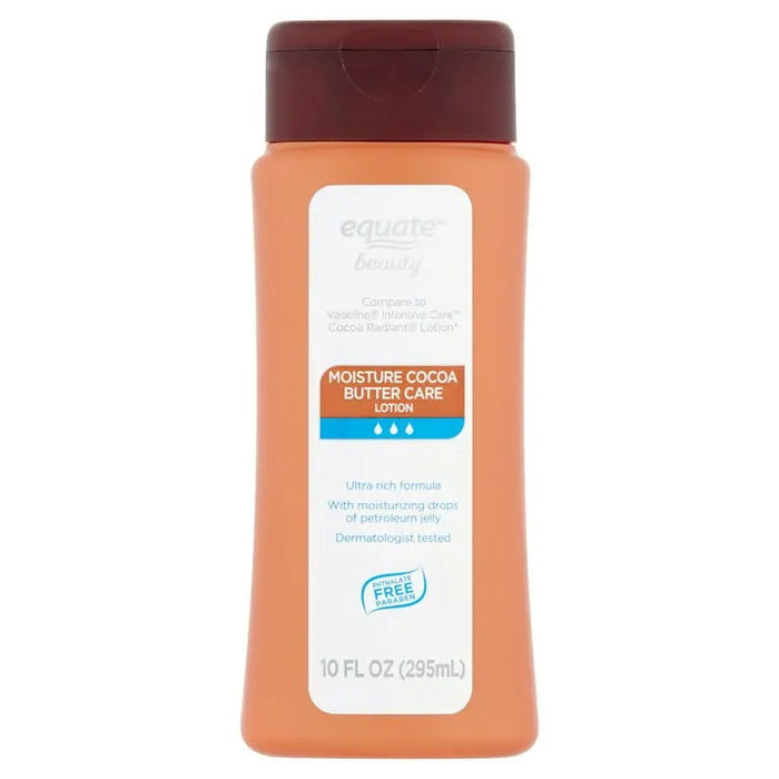 EQUATE BEAUTY  COCOA BUTTER CARE LOTION 10 OZ- 6.78 oz beauty product from Equate, for your beauty needs.