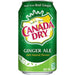 CANADA DRY GINGER ALE 355ml- Convenient 355ml size of ginger ale for a refreshing individual serving.