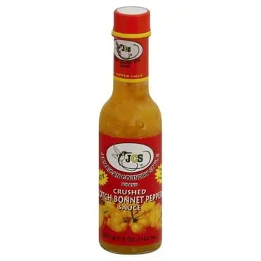 HOT SCOTCH BONNET - A fiery hot sauce made with scotch bonnet peppers.