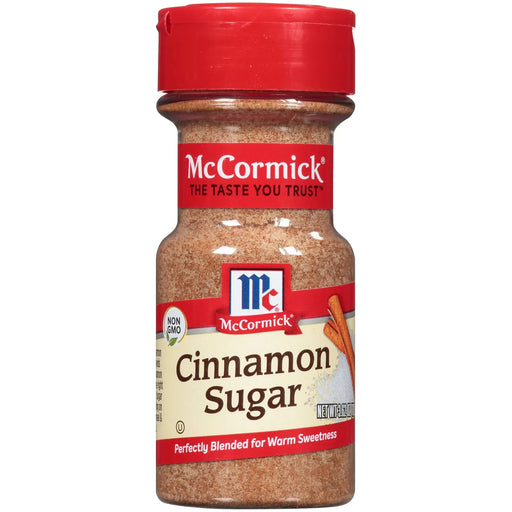 MC CORMICK CINNAMON SUGAR- Sweet cinnamon sugar for spicing up desserts and beverages.