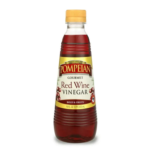 POMPEIAN RED WINE  VINEGAR 16 OZ- Quality vinegar for dressing and marinade creations.