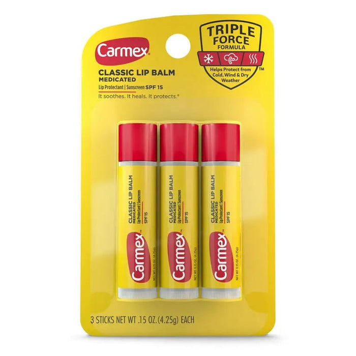 CARMEX TRIPLE FORCE 3 STICKS 0.15 OZ