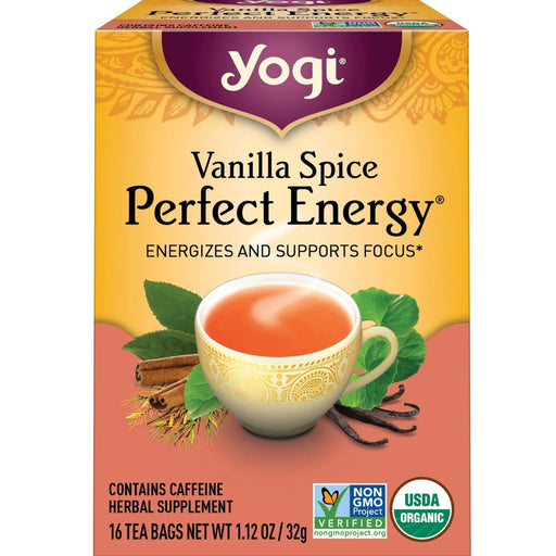 YOGI VANILLA SPICE PERFECT ENERGY 16 TEA BAGS