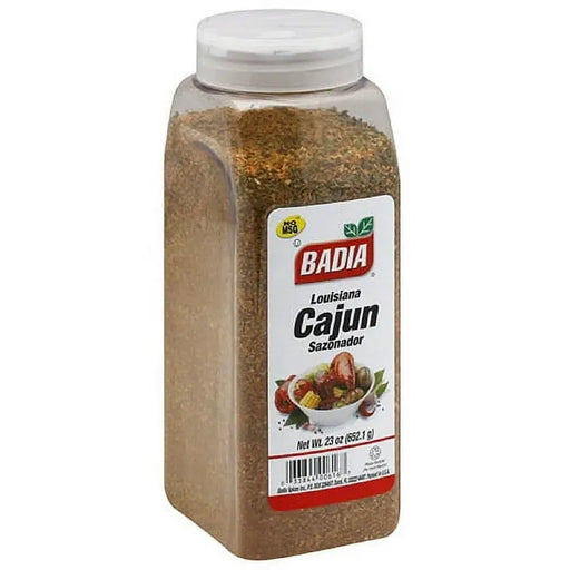 BADIA LOUISIANA CAJUN- A spicy seasoning that brings the bold flavors of Louisiana to your kitchen.