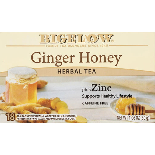 BIGELOW GINGER HONEY PLUS ZINC 1.06 OZ