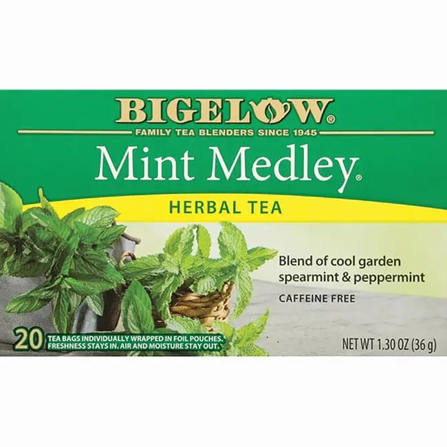 BIGELOW MINT MEDLEY HERBAL TEA 1.30 OZ