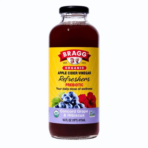 BRAGG APPLE CIDER VINEGAR CONCORD GRAPE & HIBISCUS