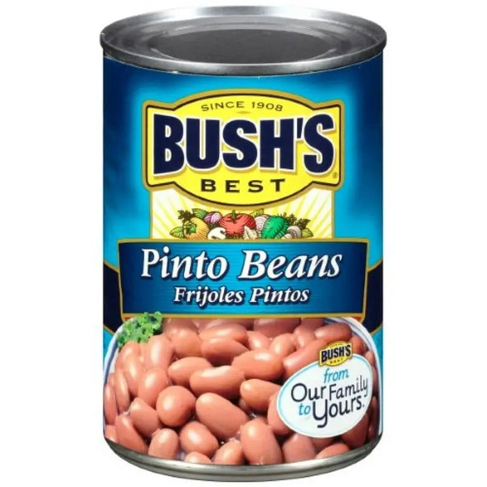 BUSH'S PINTO BEANS FRIJOLES PINTOS 16 OZ- Sweet and natural pitted dates, excellent for snacking or baking.