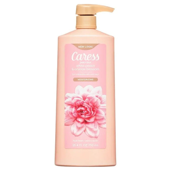 CARESS DAILY SILK WHITE PEACH & ORANGE BLOSSOM 25.4 FL