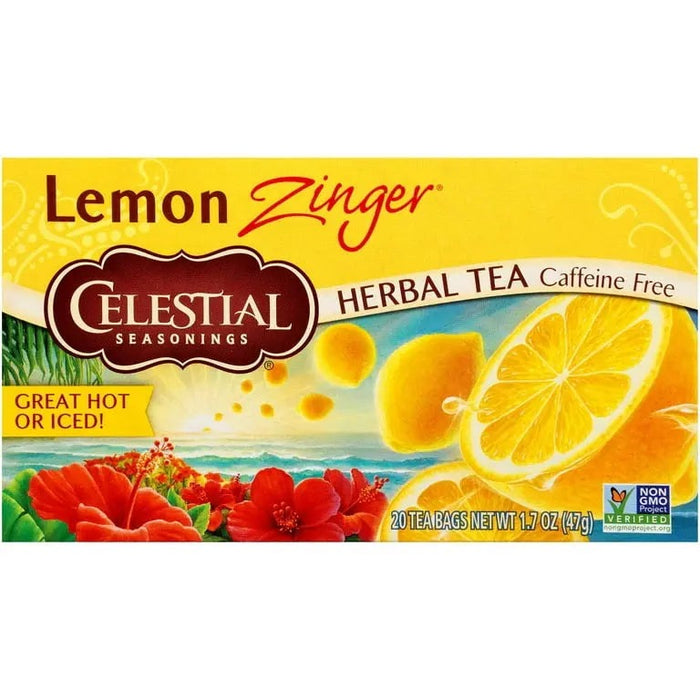 CELESTIAL LEMON ZINGER HERBAL TEA