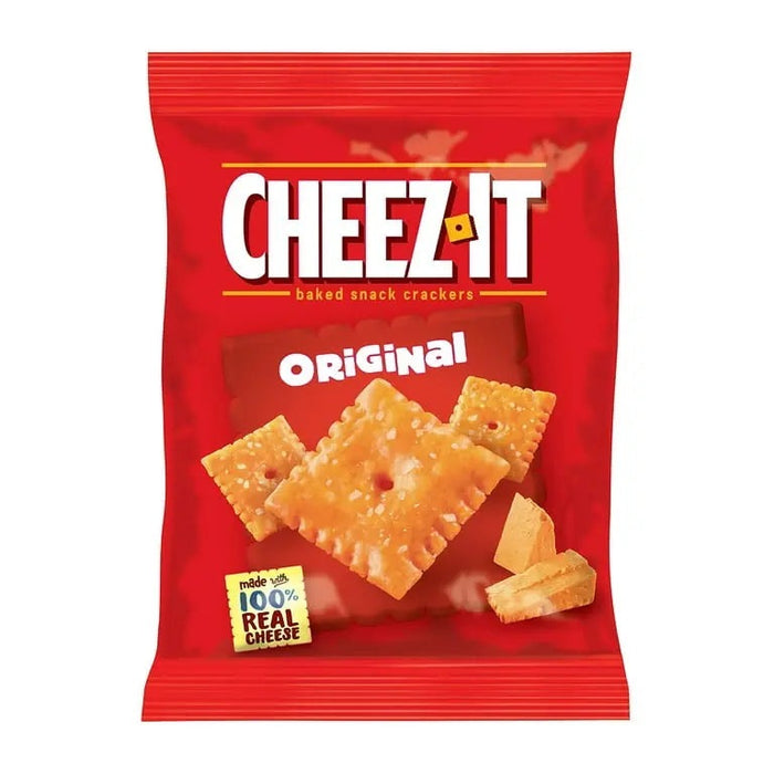 CHEEZ-IT SNAP ORIGINAL 1.5 OZ- Variety pack of Cheez-It snacks for different flavor experiences.