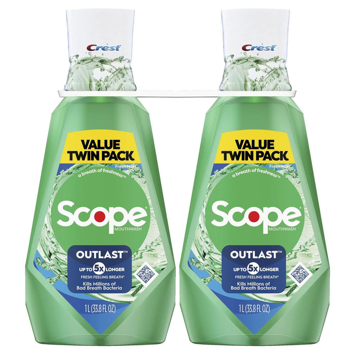 CREST SCOPE VALUE TWIN PACK 1L - Versatile for frying and baking with a neutral taste.