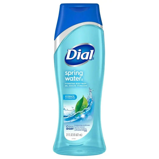 DIAL SPRING WATER 21 FL- Soft and refreshing spring water scented body wash.