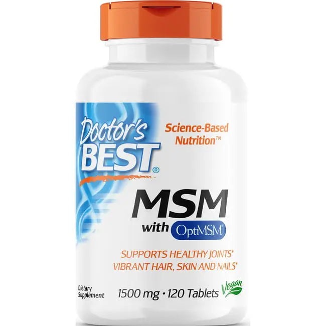 DOCTOR'S BEST MSM 120 TABLETS