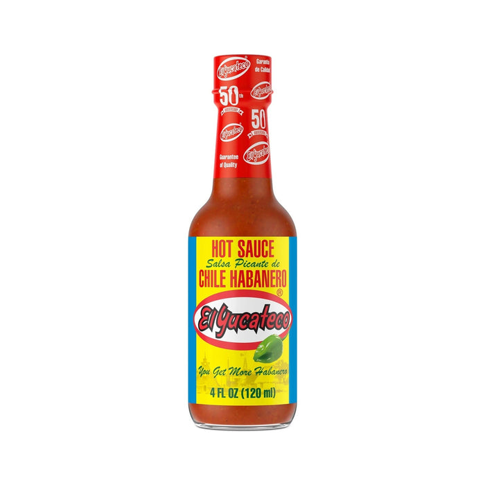 HOT SAUCE CHILE HABANERO- Spicy chile habanero sauce for heat lovers.