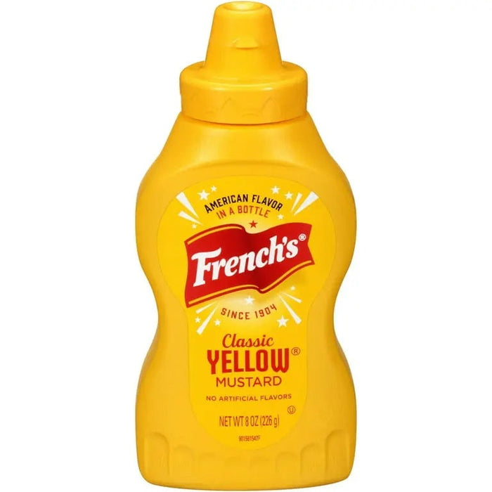 CLASSIC YELLOW MUSTAR 226g- Mustard for sandwiches, dressings, and marinades.