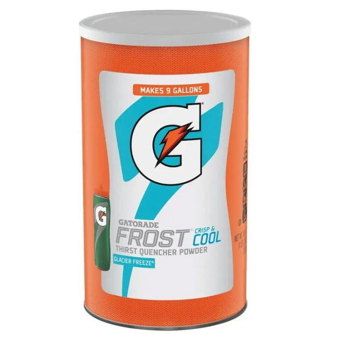 GATORADE 9 GALLONS FROST CRISP &COOL THIRST QUENCHER POWDER 76.5 OZ- Replenishing sports drink to hydrate and energize.