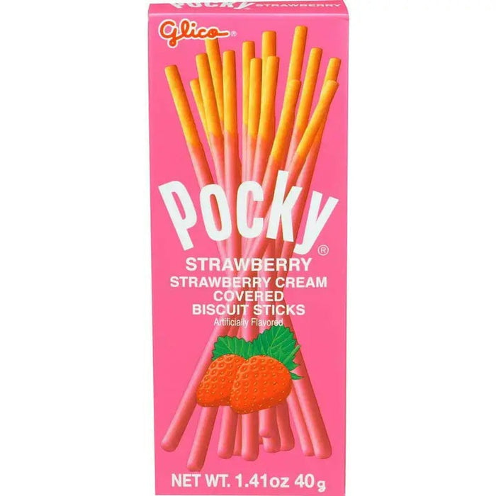 GLICO POCKY STRAWBERRY CREAM 1.41 OZ