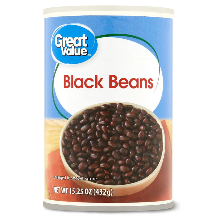 GREAT VALUE BLACK BEANS 