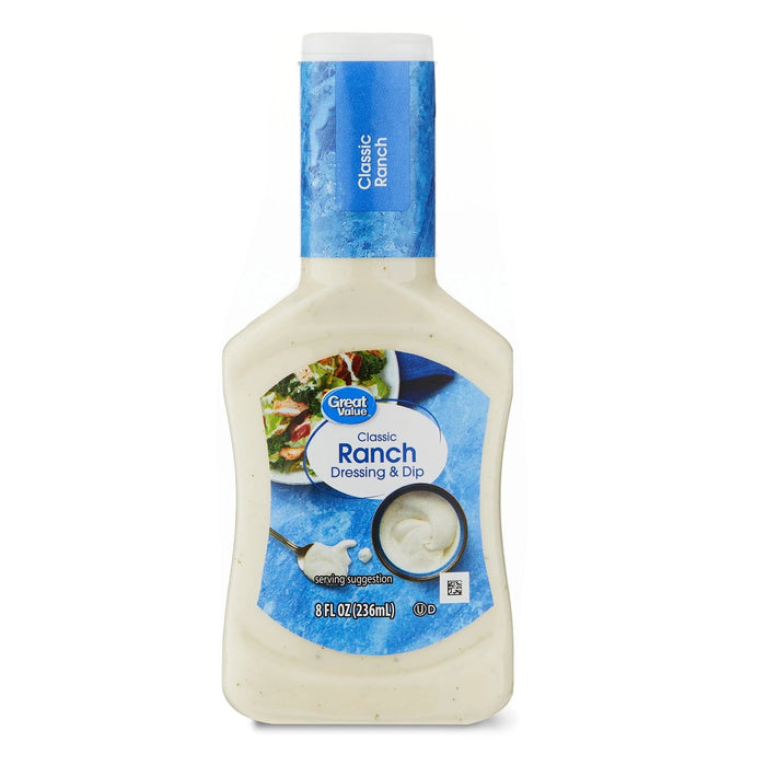 GREAT VALUE CLASSIC RANCH DRESSING & DIP 8 FL 