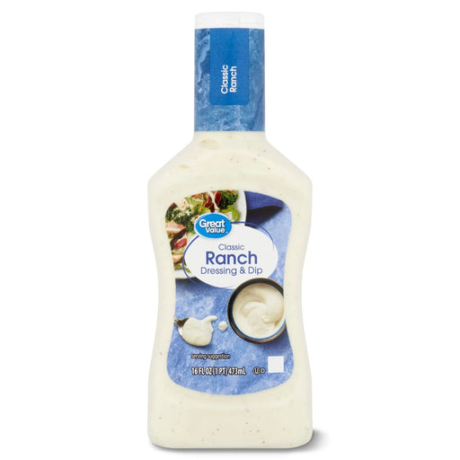 GREAT VALUE CLASSIC RANCH DRESSING & DIP 16 FL