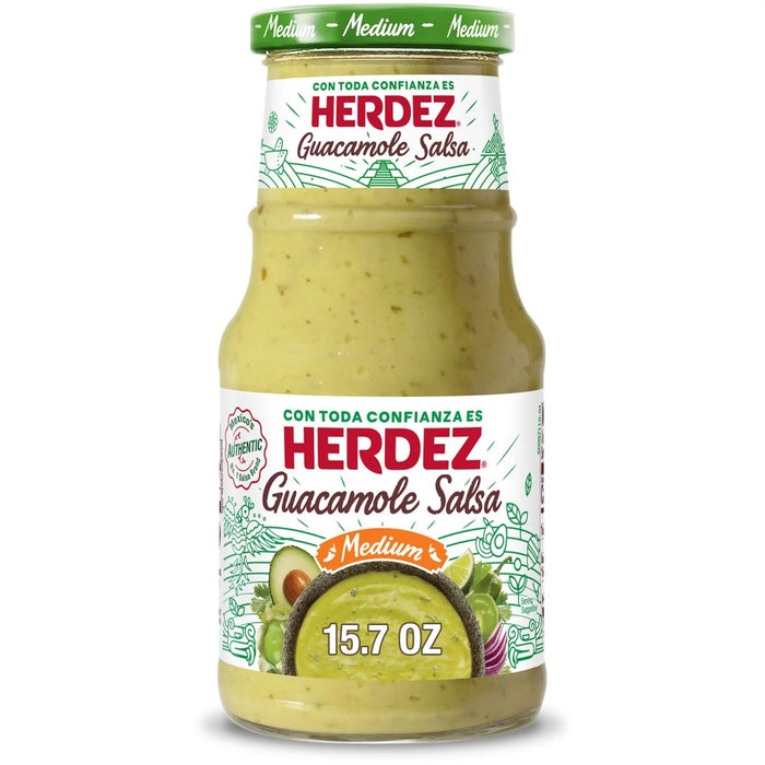 HERDEZ  GUACAMOLE Salsa16 OZ- A versatile salsa for adding zest to any meal.