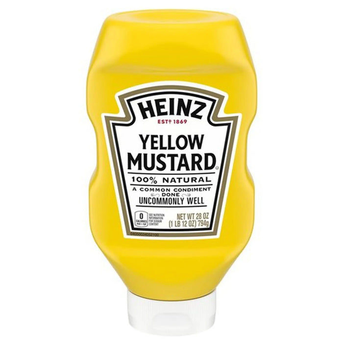 HEINZ YELLOW MUSTARD 28 0Z