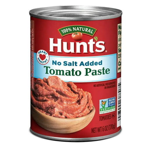 HUNT NO SALT ADDED TOMATO PASTE 6 OZ