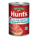 HUNTS TOMATO SAUCE NO SALT ADDED  15 OZ- Concentrated tomato sauce for a rich flavor in dishes.