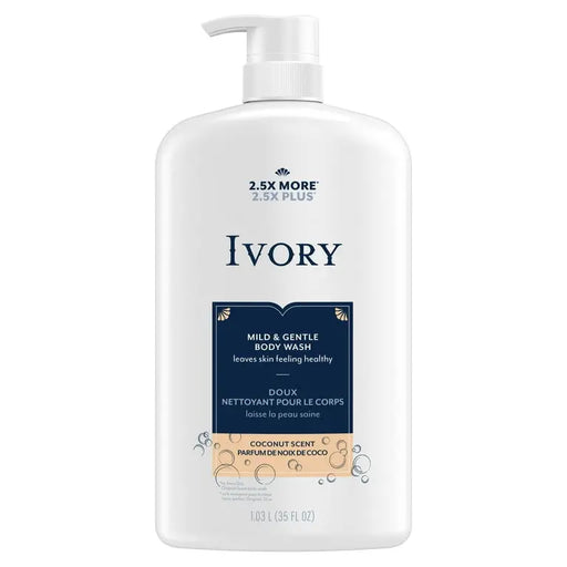 IVORY MILD & GENTLE BODY WASH COCONUT SCENT 1.03 L