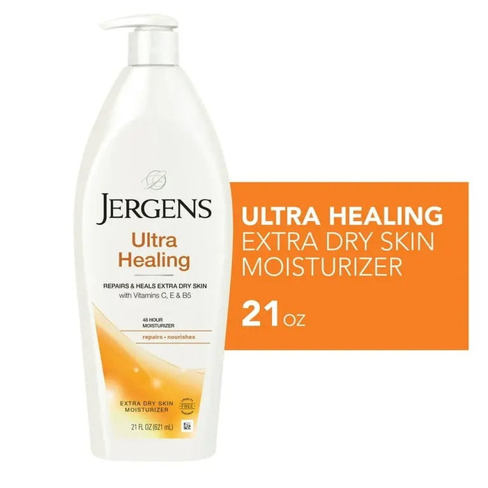 JERGENS ULTRA HEALING 21 OZ- Intensive healing lotion to nourish and repair dry skin.