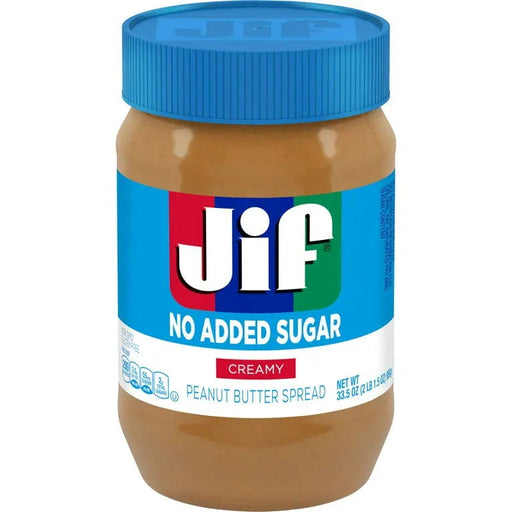 JIF NO ADDED SUGAR CREAMY 33,5 0Z