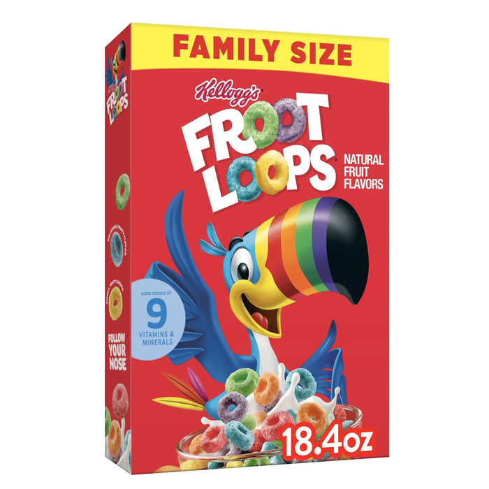 kellogg's froot loops 18.4 0z