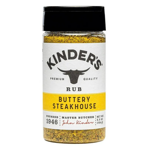 KINDERS BUTTERY STEAKHOUSE- Rich, buttery seasoning for the perfect steakhouse flavor.