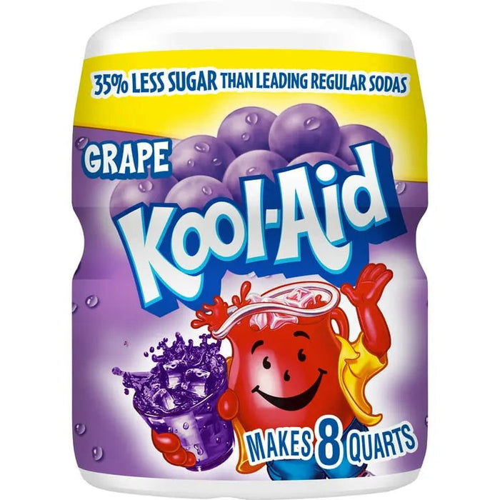 KOOL-AID DRINK MIX GRAPE- Purple grape flavored drink mix, adding fun to hydration.