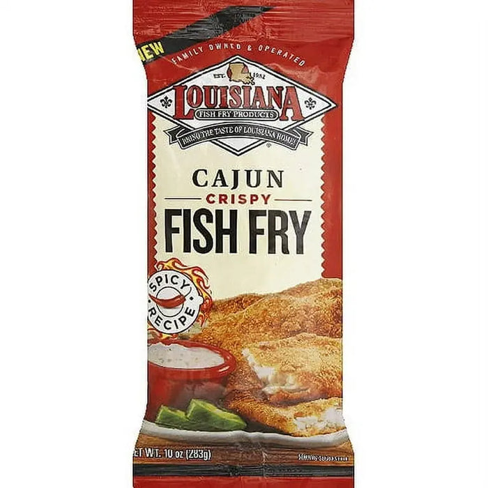 CAJUN CRISPY FISH FRY- Seasoning mix for making crispy and flavorful fried fish.