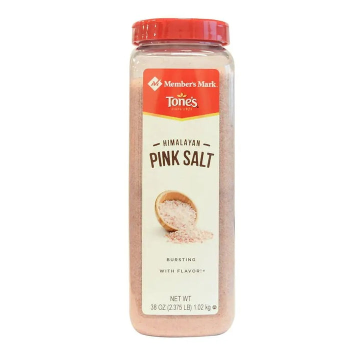 MEMBER'S MARK HIMALAYAN PINK SALT 38 0Z- Pure Himalayan salt for adding a unique flavor.