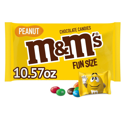 M&M'S FUN SIZE- Bite-sized chocolate candies, perfect for snacking or sharing.