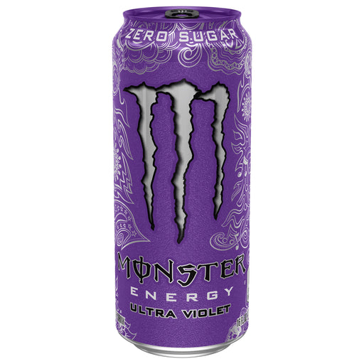 MONSTER ENERGY ULTRA VIOLET- Exotic flavored energy drink for a unique taste experience.