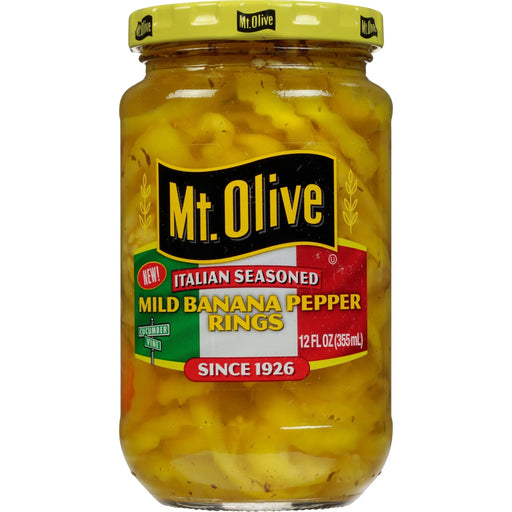 Mt.OLIVE ITALIAN BANANA PEPPER RINGS 12 FL