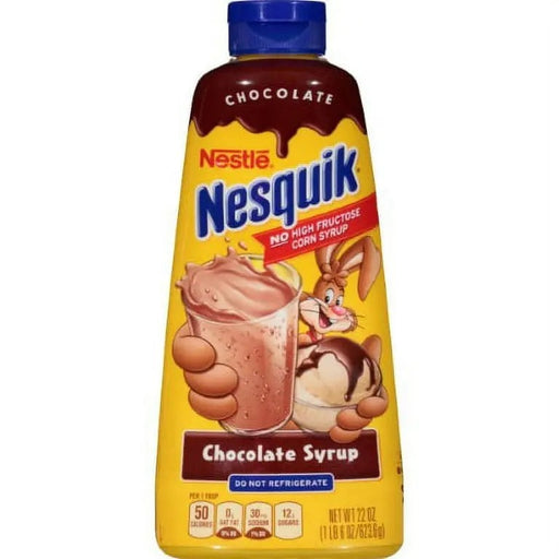 NESTLE CHOCOLATE SYRUP 22 OZ- Sweet and rich syrup, adding a chocolate flavor to desserts and milkshakes.