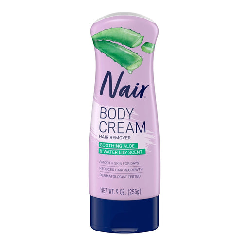 NAIR BODY CREAM 9 OZ- Effective cream for smooth skin without unwanted hair.