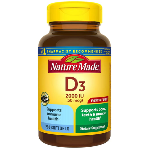 NATURE MADE D3 260 SOFTGELS